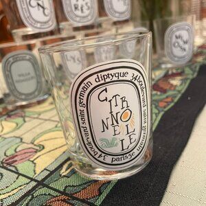 diptyque Empty Candle Vessel - Citronnelle (Summer 2022)